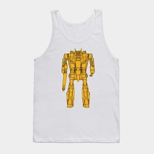 Design yellow Tank Top